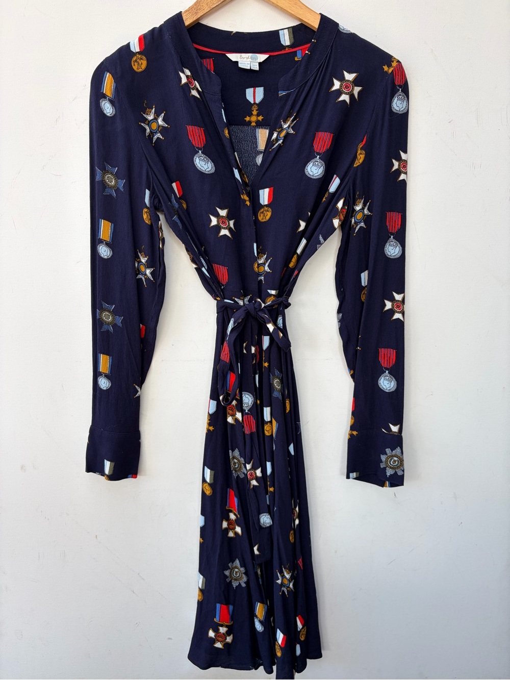 Boden Jessica Medal Print Shirtdress